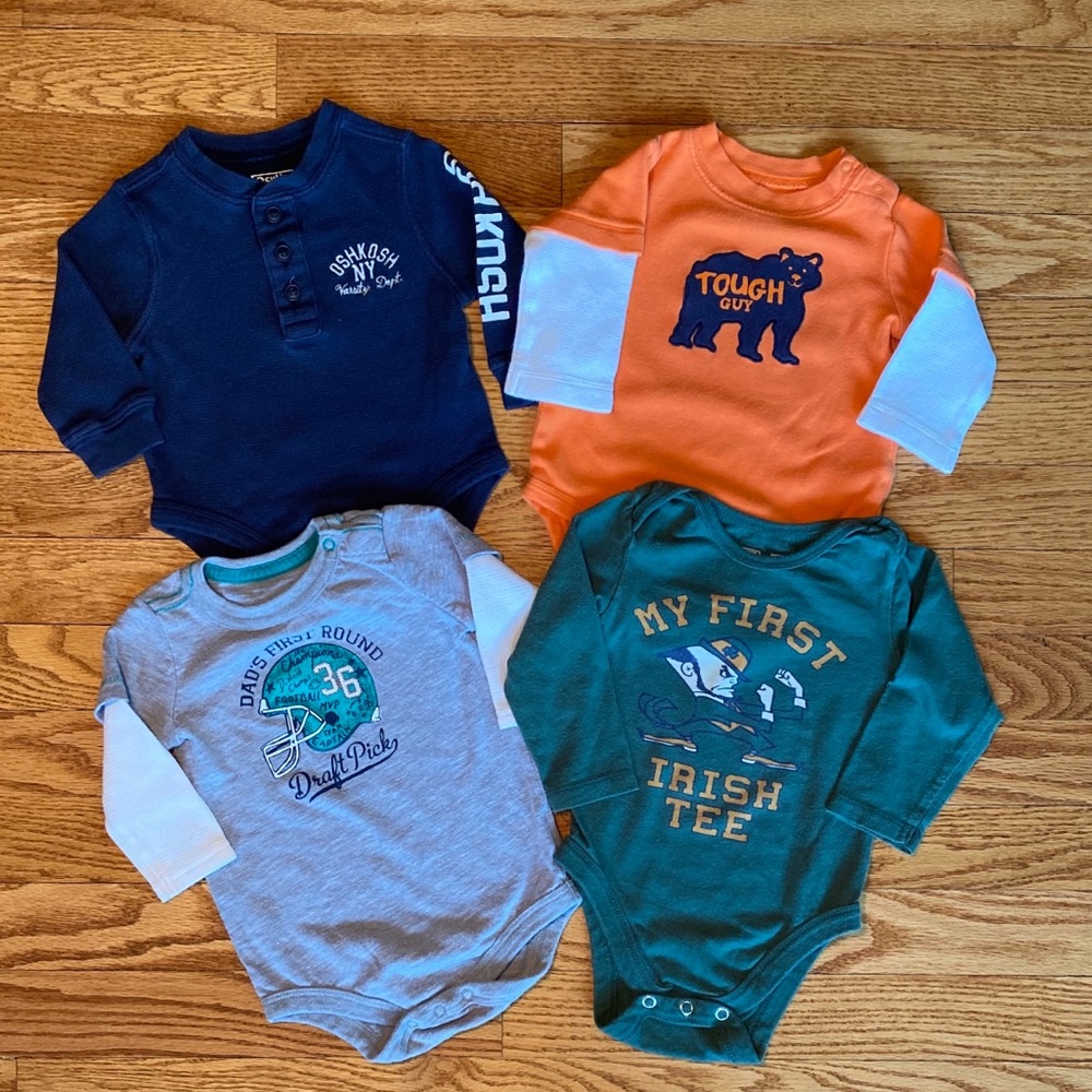 Lot of 4 Onesies, 6M